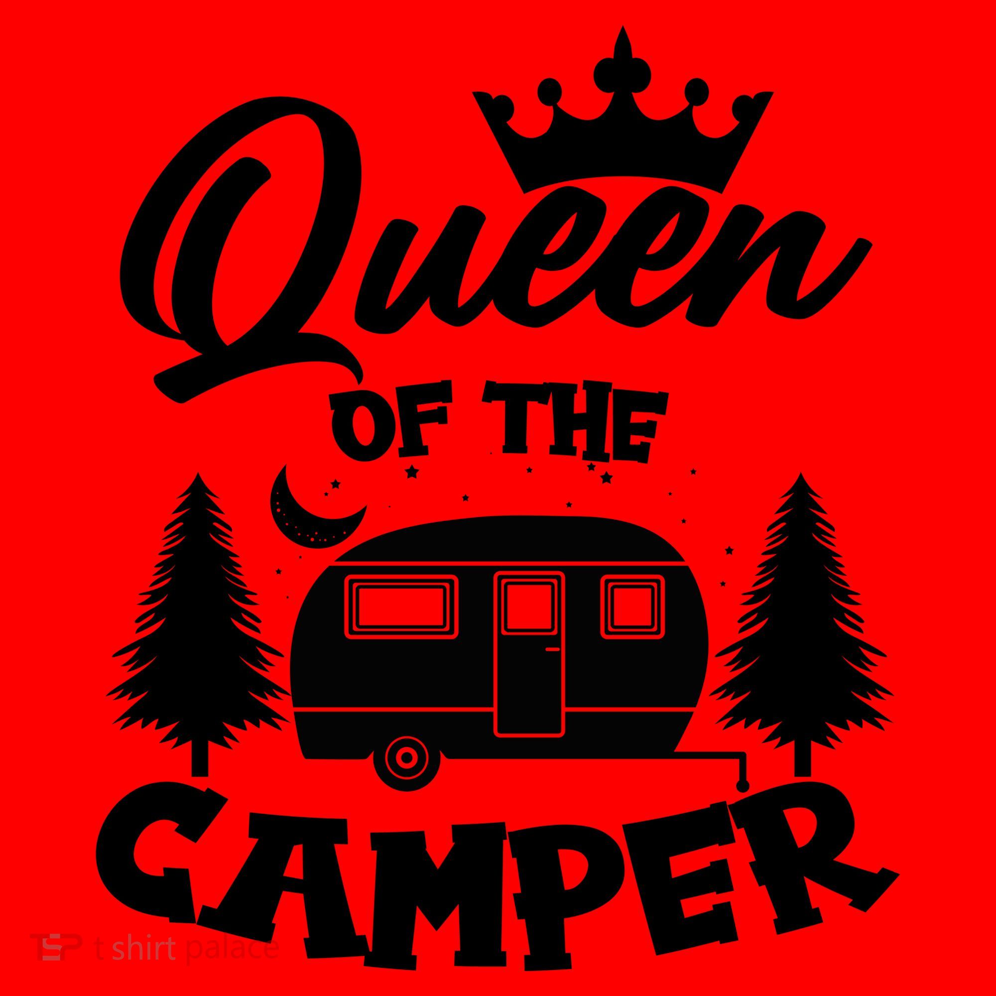 Queen of the Camper Funny Camping Santa Hat