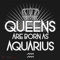Queens Are Born As Aquarius Doggie Tank thumb 4