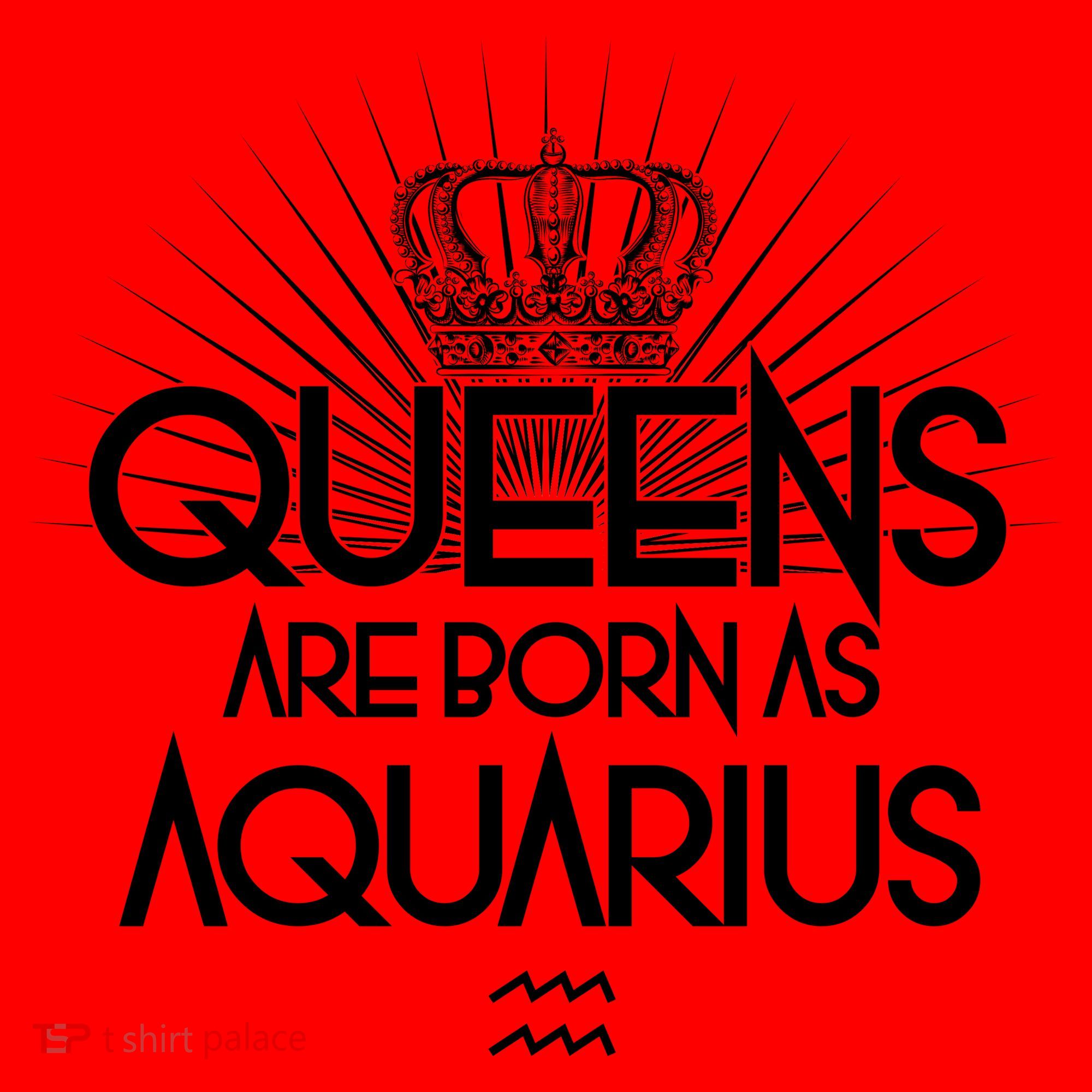Queens Are Born As Aquarius Santa Hat