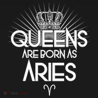 Queens Are Born As Aries USA-Made Doggie Bandana thumb 2