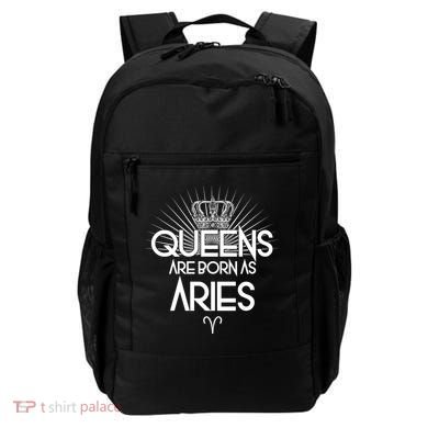 Queens Are Born As Aries Backpack