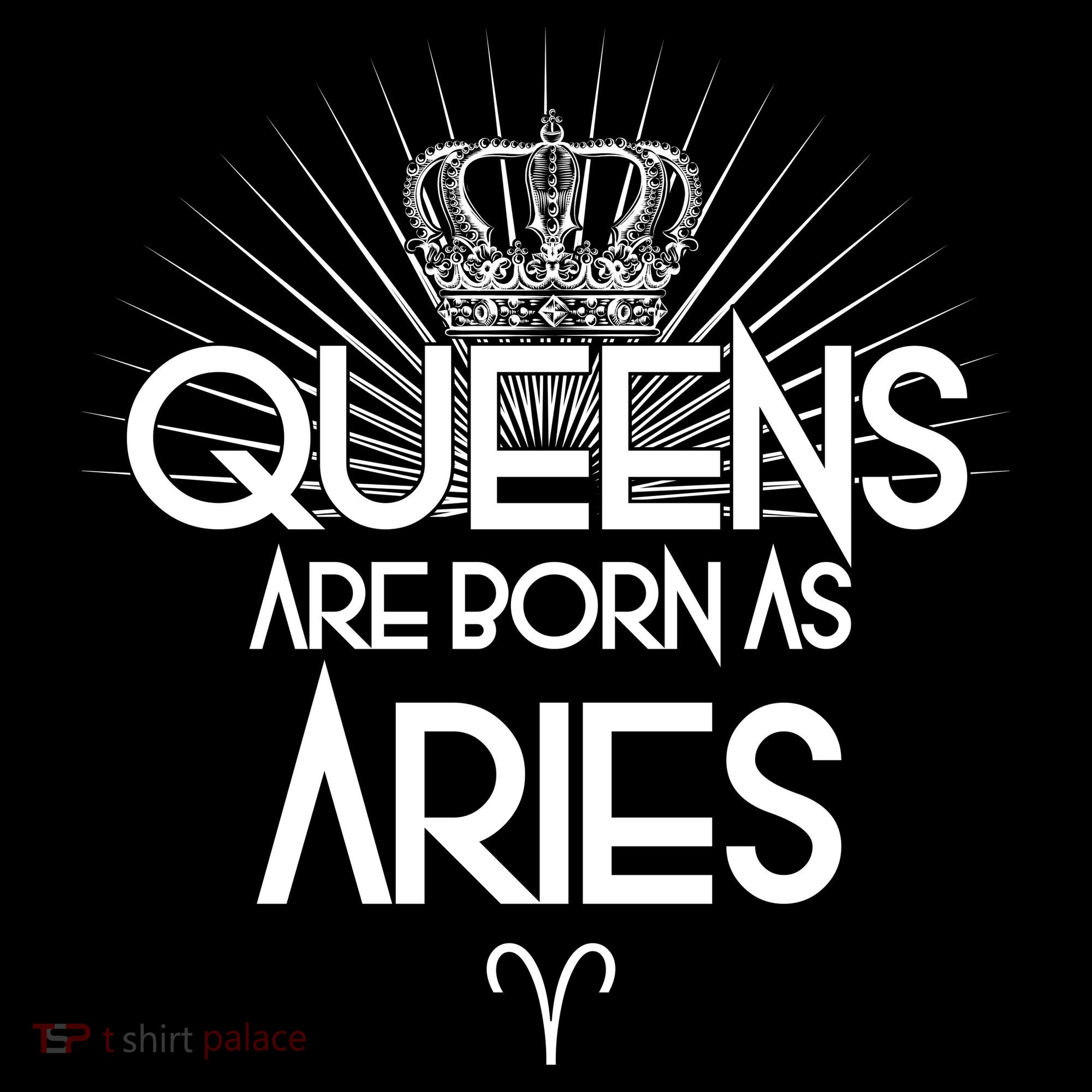 Queens Are Born As Aries Women's Hoodie