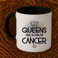 Queens Are Born As Cancer Coffee Mug thumb 2