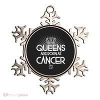 Queens Are Born As Cancer Ornament thumb 0
