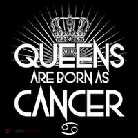 Queens Are Born As Cancer Ornament thumb 1