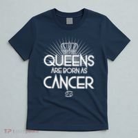 Queens Are Born As Cancer T-Shirt thumb 5