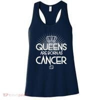Queens Are Born As Cancer Women's Tank Top thumb 0