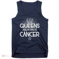 Queens Are Born As Cancer Tank Top thumb 0