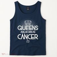 Queens Are Born As Cancer Tank Top thumb 2