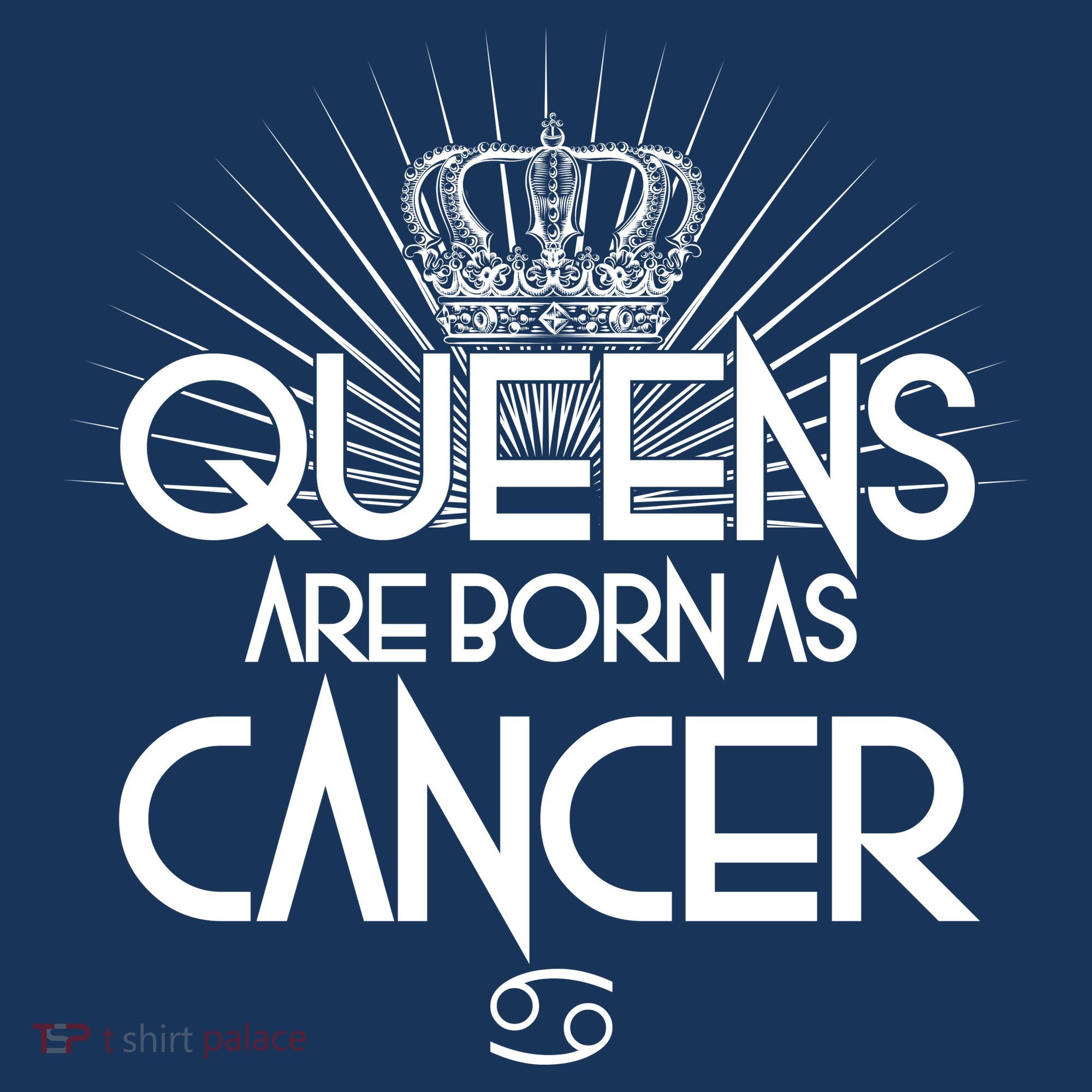 Queens Are Born As Cancer Tank Top