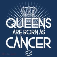 Queens Are Born As Cancer Women's T-Shirt thumb 6