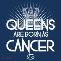Queens Are Born As Cancer Women's T-Shirt thumb 6