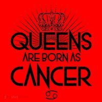 Queens Are Born As Cancer Santa Hat thumb 1