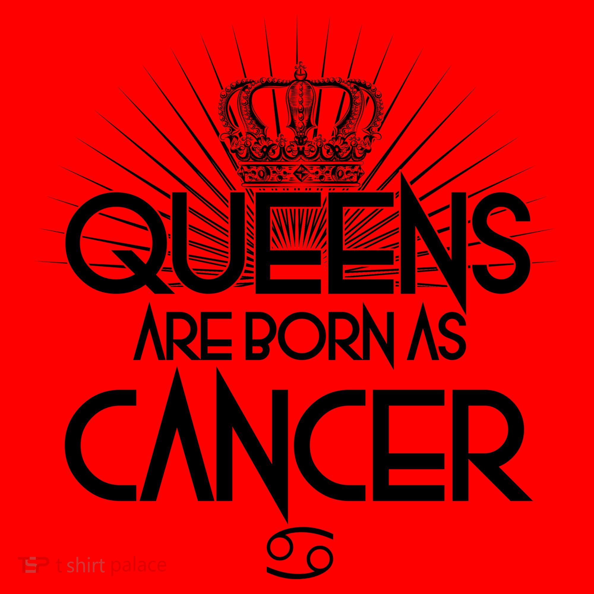 Queens Are Born As Cancer Santa Hat