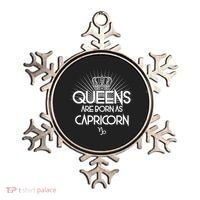 Queens Are Born As Capricorn Ornament thumb 0