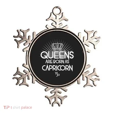Queens Are Born As Capricorn Ornament