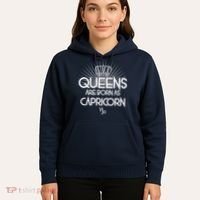 Queens Are Born As Capricorn Hoodie thumb 5