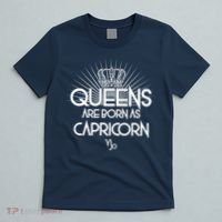 Queens Are Born As Capricorn T-Shirt thumb 5
