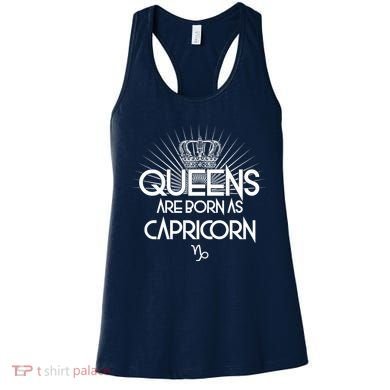 Queens Are Born As Capricorn Women's Tank Top