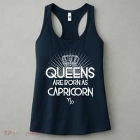 Queens Are Born As Capricorn Women's Tank Top thumb 3
