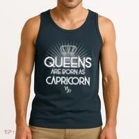 Queens Are Born As Capricorn Tank Top thumb 3