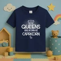 Queens Are Born As Capricorn Toddler T-Shirt thumb 3