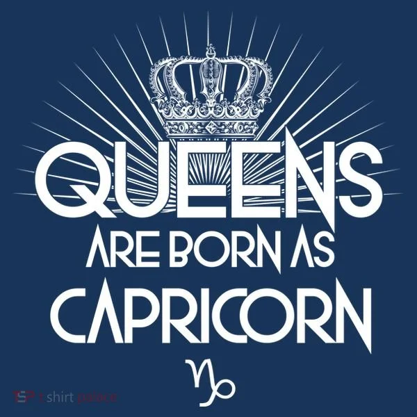 Queens Are Born As Capricorn Women's T-Shirt