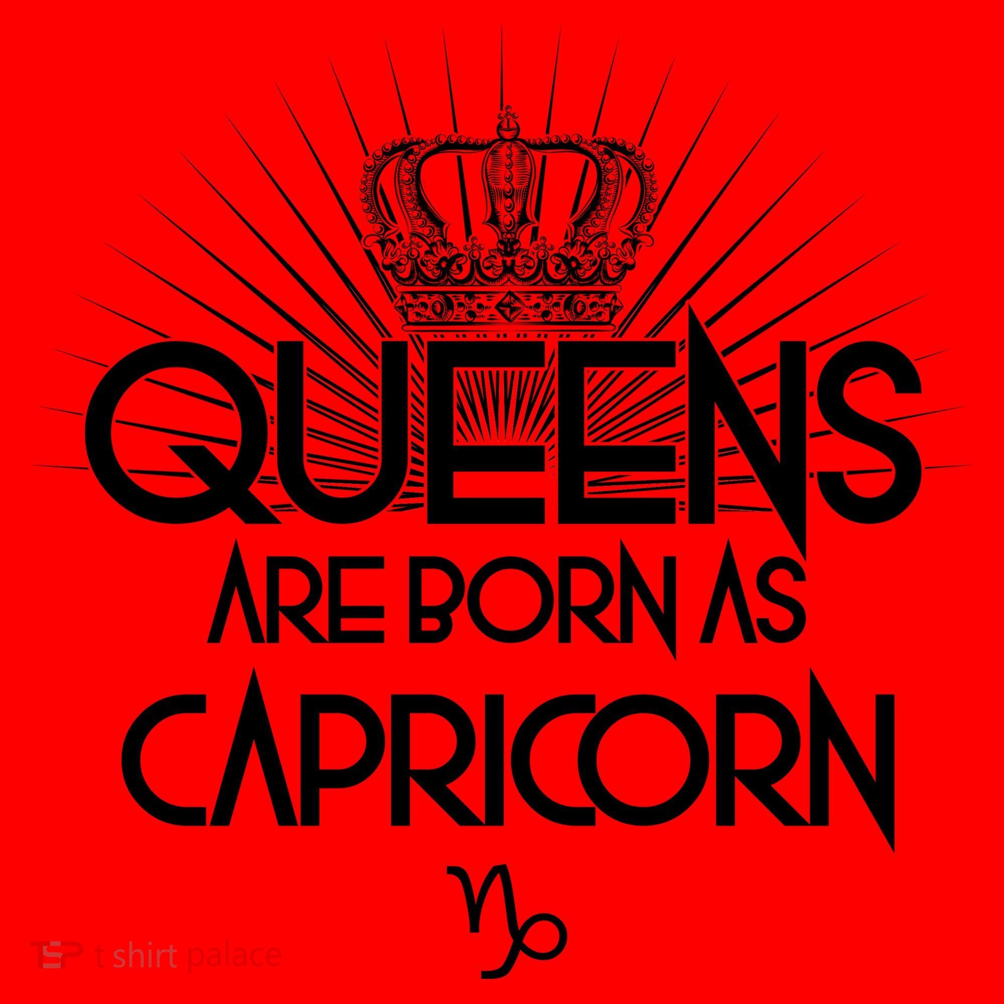 Queens Are Born As Capricorn Santa Hat