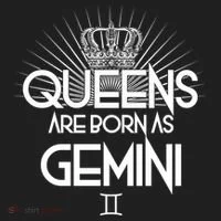 Queens Are Born As Gemini Women's Sweatshirt thumb 2