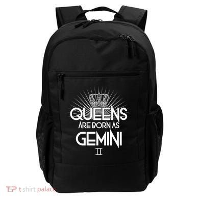 Queens Are Born As Gemini Backpack
