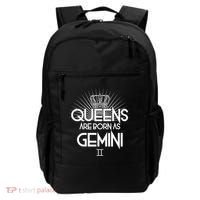 Queens Are Born As Gemini Backpack thumb 0