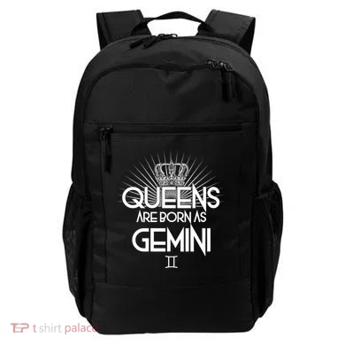 Queens Are Born As Gemini Backpack