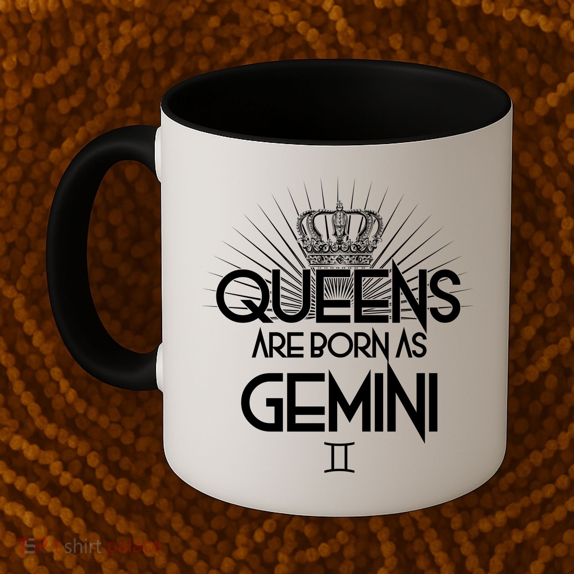 Queens Are Born As Gemini Coffee Mug