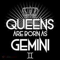 Queens Are Born As Gemini Ornament thumb 1