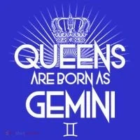 Queens Are Born As Gemini Hoodie thumb 2