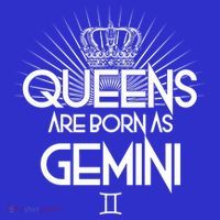 Queens Are Born As Gemini Sweatshirt thumb 3