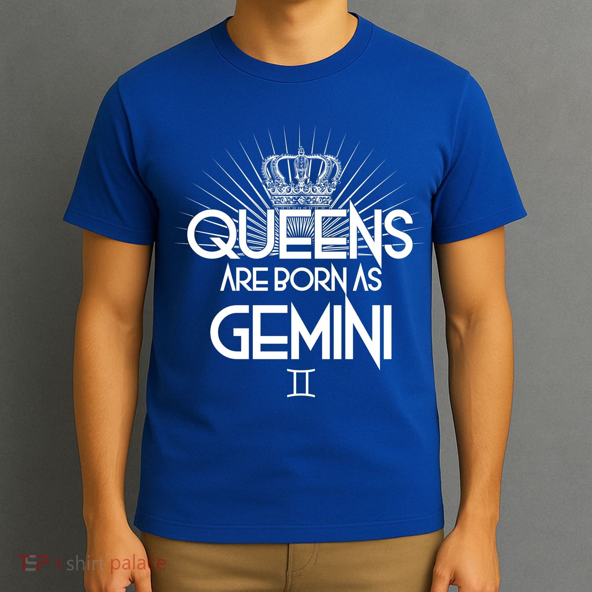 Queens Are Born As Gemini T-Shirt