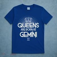 Queens Are Born As Gemini T-Shirt thumb 5