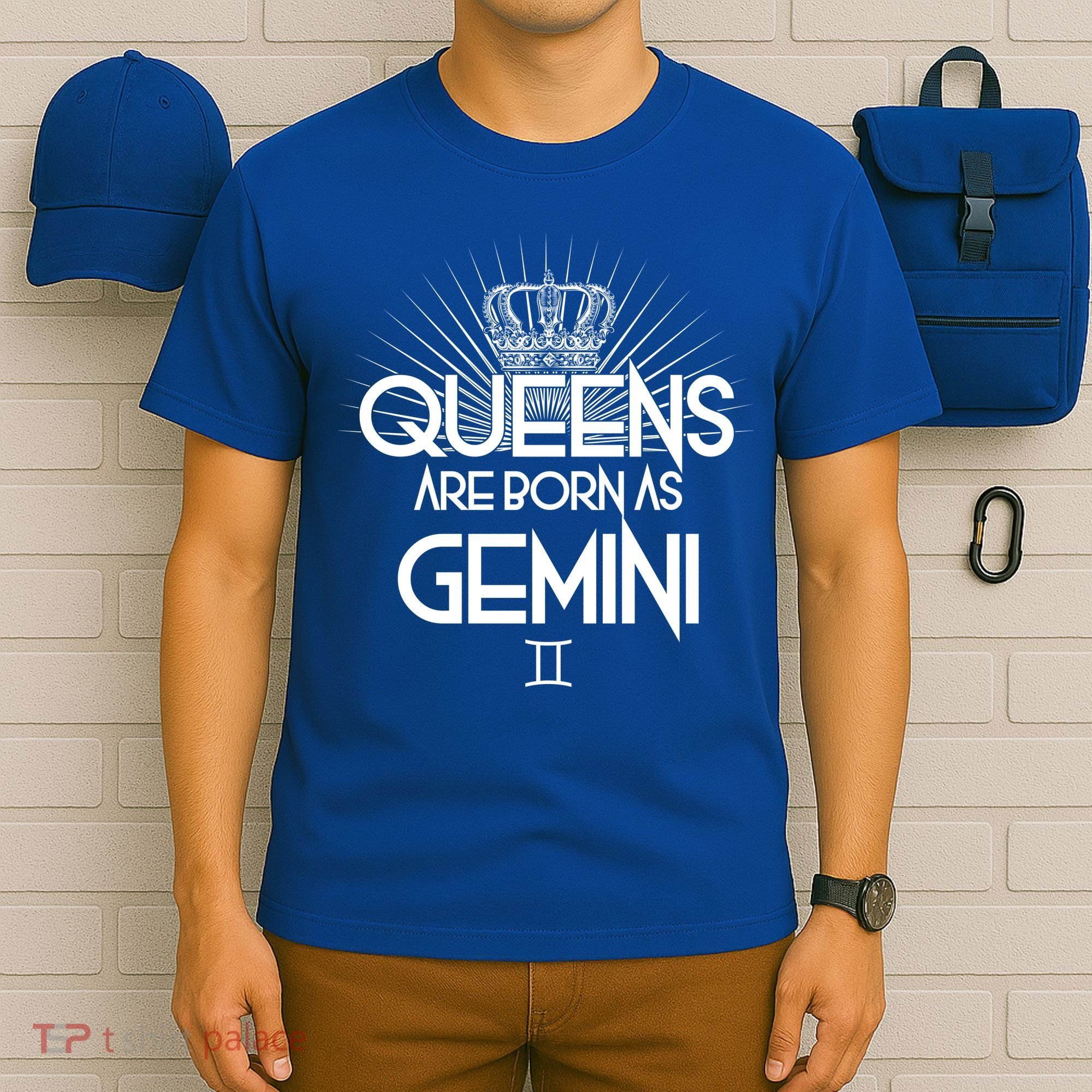 Queens Are Born As Gemini T-Shirt