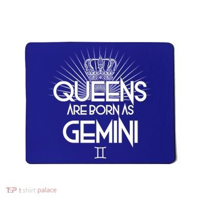 Queens Are Born As Gemini Mousepad