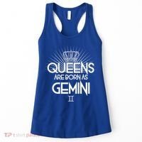 Queens Are Born As Gemini Women's Tank Top thumb 0