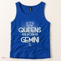 Queens Are Born As Gemini Tank Top thumb 2