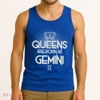 Queens Are Born As Gemini Tank Top thumb 3