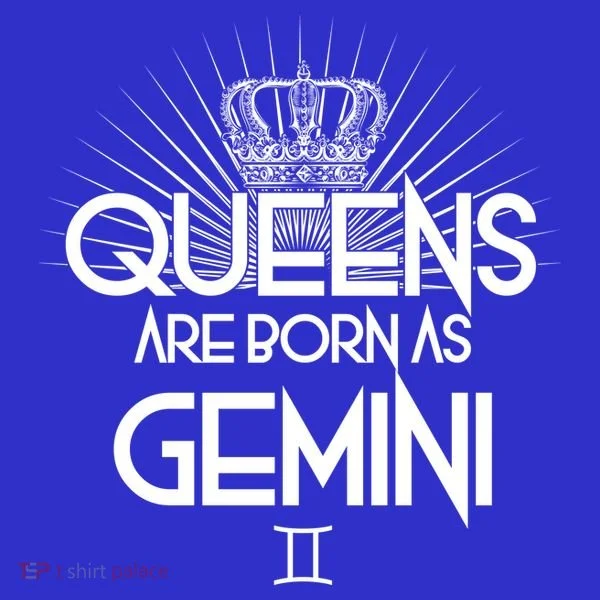 Queens Are Born As Gemini Women's Long Sleeve Shirt