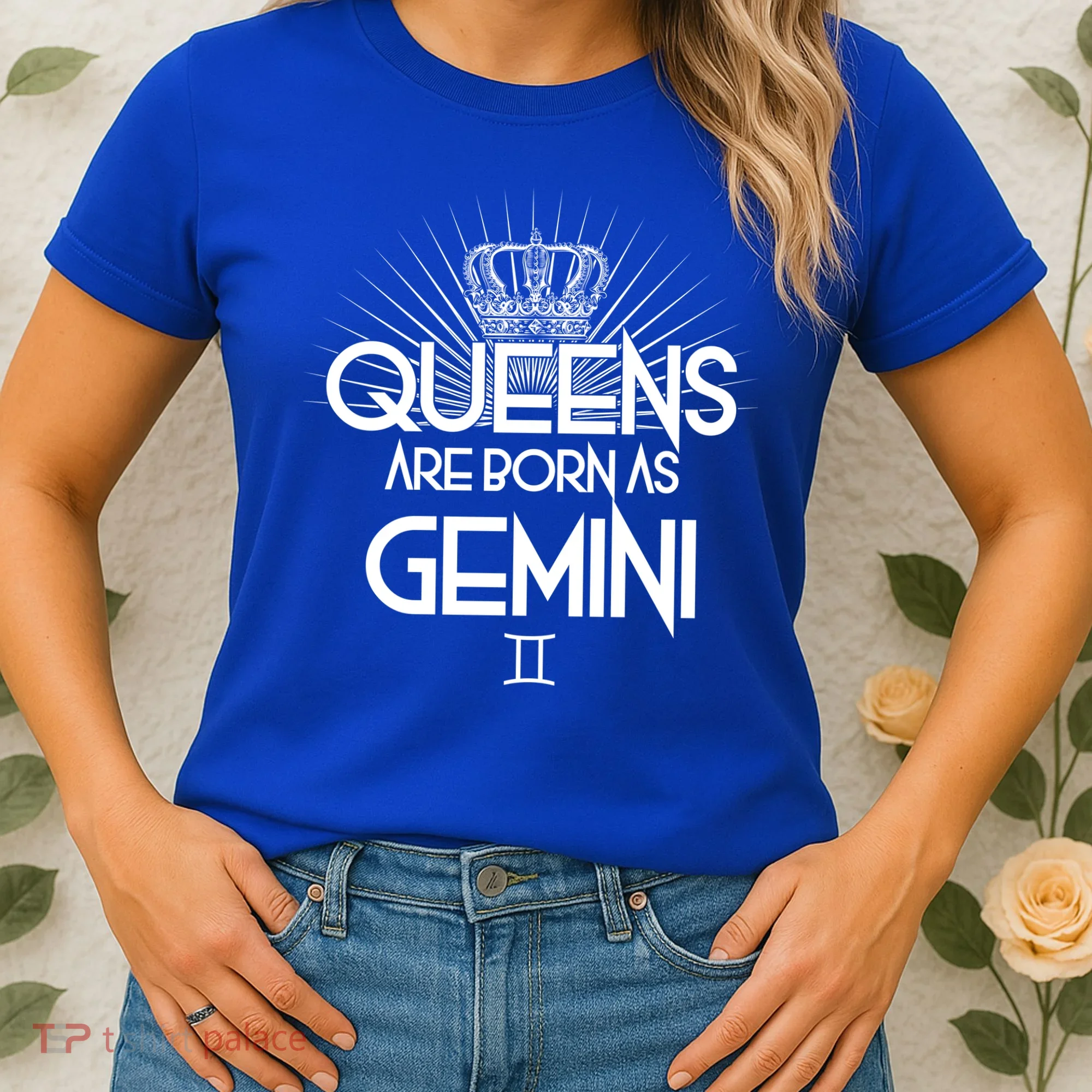 Queens Are Born As Gemini Women's T-Shirt
