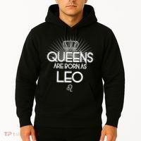 Queens Are Born As Leo Hoodie thumb 2
