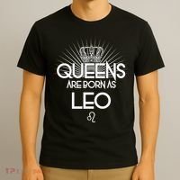 Queens Are Born As Leo T-Shirt thumb 3