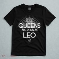 Queens Are Born As Leo T-Shirt thumb 5