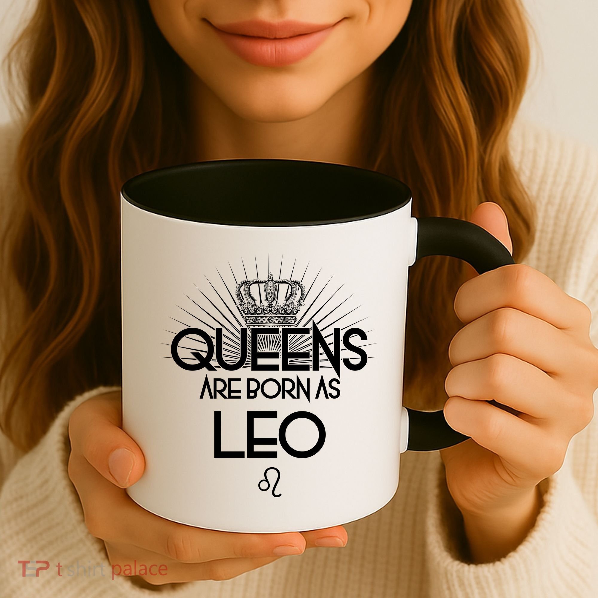 Queens Are Born As Leo Coffee Mug