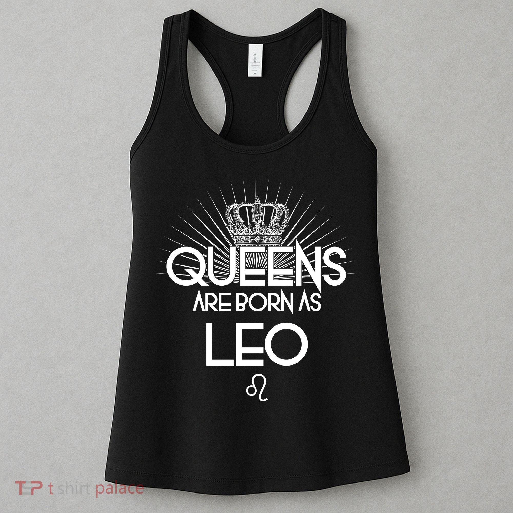Queens Are Born As Leo Women's Tank Top